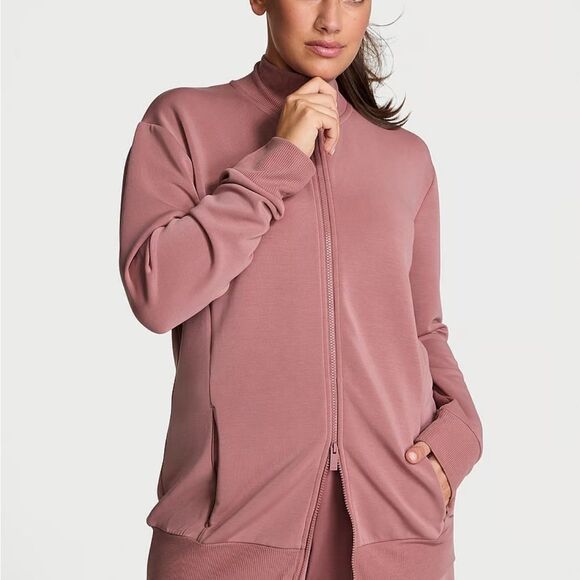 Victoria's Secret Jackets & Blazers - Victoria’s Secret VSX Featherweight Knit Slim Full-Zip Jacket XS